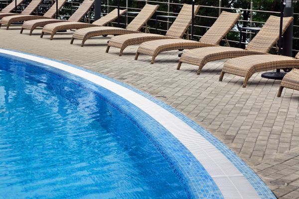 Poolside Hardscaping in Temecula